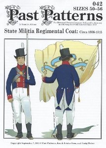 1806-1815 State Militia Regimental Coat Pattern - Sizes 50-56