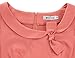 MUXXN Womens Vintage 60s Summer Belt Waist Bodycon Dress (Peach XL)