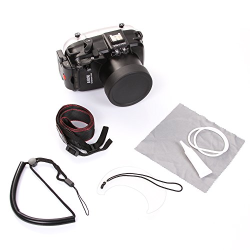 Fotga 40m 130ft Waterproof Underwater Diving Camera Housing Case for Sony A5000 with 16-50mm Lens Camera