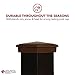 4x4 Brown (2 Pack) Slim Profile Post Cap Fits Standard Pressure Treated Post (3.5