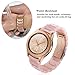 V-MORO Pink Strap for Galaxy Watch 42mm Band/Active 40mm Bands Rose Gold Women 20mm Light Resin Bracelet with Metal Stainless Steel Buckle for Samsung Galaxy Watch 42mm R810/Galaxy Watch Active 40mm