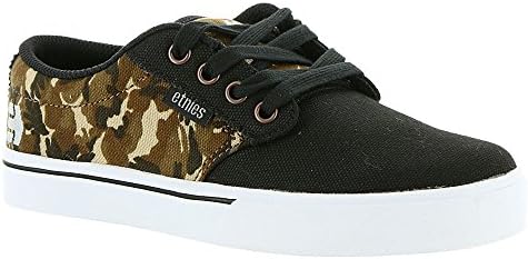 Etnies Shoes Kids Unisex-Kids Jameson 2 Eco Skate Shoe, Black/Brown, 1C Medium US Big Kid