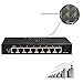 8 Port Gigabit Ethernet Network Switch YILONG 10/100/1000Mbps Network Switch Hub, Desktop Ethernet Splitter, Plastic Desktop High Performance Smart Adapter for Home and Small Business Users, Plug-and-