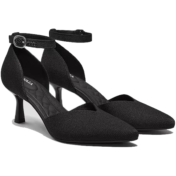 Amazon.com | VIVAIA Anabelle Pointed-Toe Cross-Strap Stilettos