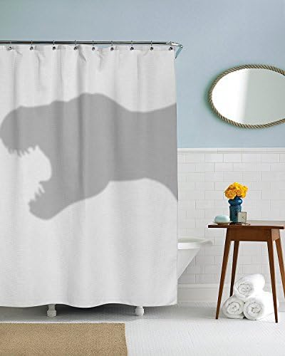 Shower Curtain Funny Dinosaur Trex Shower Curtains Standard