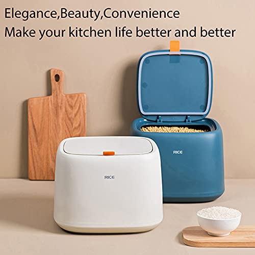 Panghuhu88 Rice Storage Container, 22 Lbs Flip Top Pet Food Storage Bin with Measuring Cup