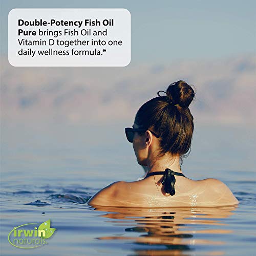Irwin Naturals DoublePotency Fish Oil 2,000mg Purified Daily Wellness