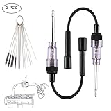 WedFeir in-Line Spark Plug Engine Ignition Tester with Carb Carburetor Cleaner Kit， 6-12V Pick Up Coil Armature Diagnostic Detector Tool for Automotive Car Lawnmower Internal External Engine