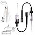 WedFeir in-Line Spark Plug Engine Ignition Tester with Carb Carburetor Cleaner Kit， 6-12V Pick Up Coil Armature Diagnostic Detector Tool for Automotive Car Lawnmower Internal External Engine