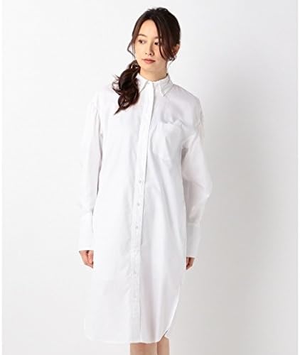 Amazon カルバン クライン ウィメン Calvin Klein Women 18ss モダンオックスフォード シャツワンピース ホワイト系 40 ワンピース チュニック 通販