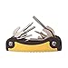 Innovative Scuba Concepts New T-2 Scuba Toolpack Multi Tool for Repairing & Adjusting Scuba Diving Regulators (11 Stainless Steel Tools), Black/Yellow