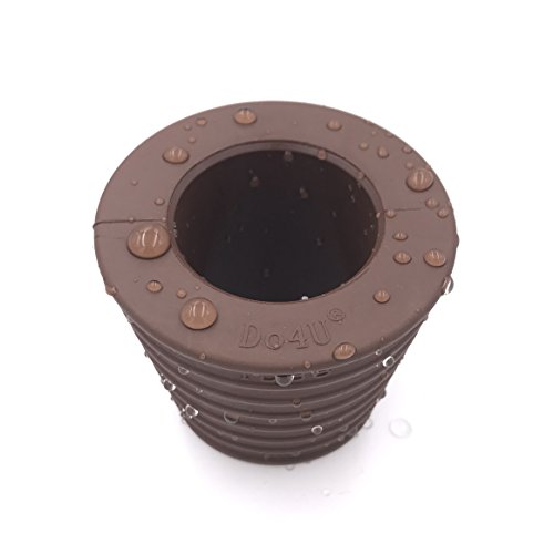 Do4U Umbrella Cone Umbrella Wedge Parasol Base Stand Patio Table Hole Ring Plug (Brown) - Thumbnail 2