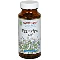 Twinlab Nature's Herbs Feverfew Leaf 380mg, 100 Capsules (Pack of 3)