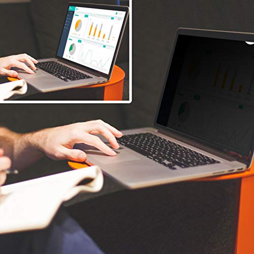 Scotamalone Privacy Screen Filter for 14 Inch Laptop 16:9 Widescreen Laptop Display - Great Office Product to Protect Your Privacy and Anti Glare Protector - Thumbnail 2