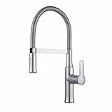 Kraus KPF-1640CH Modern Nola Single Lever Flex Commercial Style Kitchen Faucet, Chrome