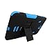 [iRhino] TM BLACK-blue Heavy Duty rugged impact Hybrid Case cover with Build In Kickstand Protective Case For Samsung galaxy Tab 4 8.0 inch T330 Tablet
