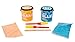Rose Art Washable Sidewalk Chalk Paint (2 Count), Neon Orange/Blue
