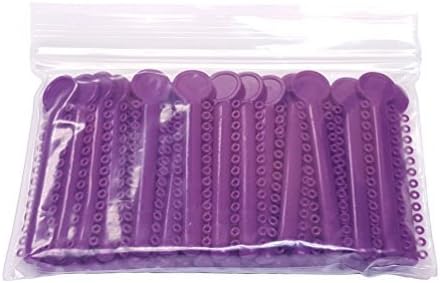 OrthoExtent Orthodontic Ligature Ties, Purple, 1040 Ties per Bag by OrthoExtent