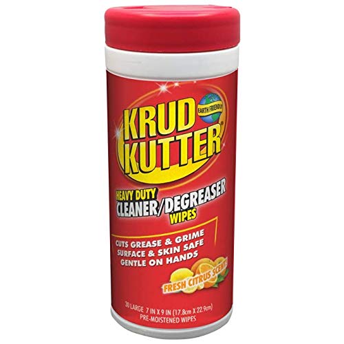 KRUD KUTTER 346527 Heavy Duty Cleaner / Degreaser Wipes (30 Sheets