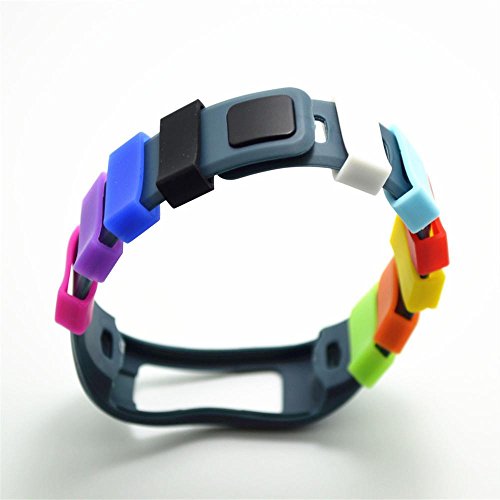 The DigiHero 10 Colors Silicone Fasteners for Garmin Vivofit Wristband ( 10 pcs / pack )