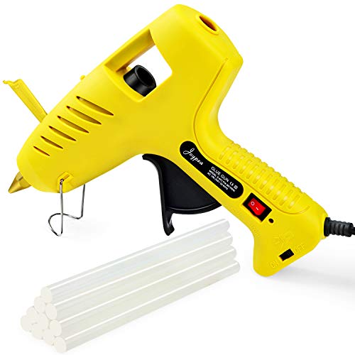 Joypea Hot Glue Gun with LED Light,60/100W Full Size Dual Power High Temp Heavy Duty Melt Glue Gun Kit,Including 10pcs Glue Sticks for DIY, Decoration, Crafts, Household - Thumbnail 5