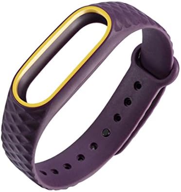Pumsun Replacement Band For For Xiaomi Mi Band 2, Silicone Wrist Strap (F)
