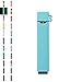 DSC-Mart Texture Case for JUUL, Anti-Slip Silicone Skin Cover Sleeve Wrap Gel Fits JUUL Pen (TFBlue)
