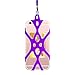 2 in 1 Cell Phone Lanyard Rocontrip Strap Case Holder with Detachable Neckstrap Universal for Smartphone iPhone 8,7 6S iPhone 6S Plus,Samsung Galaxy Google Pixel 4.7-5.5 inch (Purple)