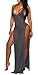 L&ZZ New Women’s Beach Tops Sexy Perspective Cover Dresses Bikini Cover-ups Net Coverups,Black,X-Large
