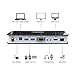 UNITEK Dual-Display USB 3.0 Universal Docking Station with HDMI (up to 2048x1152 Resolution) and VGA Outputs, RJ45 Gigabit Ethernet, Audio, 2 USB 3.0 Ports, 5V/2A Power Adapter for Windows
