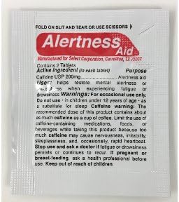 Prime Aid Alertness Aid Caffeine (pack of 50)
