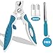 Sharp Dog Nail Clippers Trimmers with Quick Sensor, Pet Nail Clippers with Safety Guard for Small Large Dogs and Cats, Dog Nail Trimmer for Thick Nails with Free Nail File & Dog Toothbrushes (Blue)
