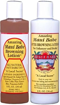 Value Pack Maui Babe 4 Bottles After Browning Lotion &amp; 4 Bottles Browning Lotion 8 oz. each
