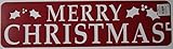 Burgundy Christmas Merry Christmas Stencil - 22