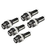 uxcell 5pcs AC 10A 250V 6mm x 30mm Black Electrical
