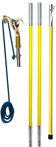 Jameson 18' Fiberglass Pole Pruner Package (FG Series) with Quick Change Adapte