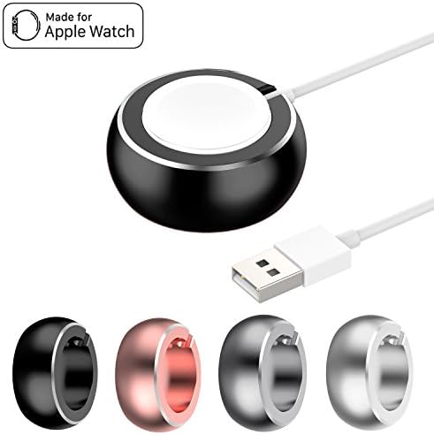 VODKE For Apple Watch Stands, Charging Dock Bracket Docking Station Cradle for Apple Watch Series 3 / series 2 / Series 1 / 42mm / 38mm Black
