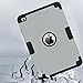 iPad Mini 2 Case, iPad Mini Case, iPad Mini Case 3, BENTOBEN Shockproof Anti-Slip Silicone High Impact Resistant Hybrid Three Layer Protective iPad Case for iPad Mini 1/2/3 with Retina, Gray/Black