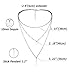Thunaraz 2Pcs Layered Choker Necklace for Girls Womens Choker Necklace Set Multilayer Chain Stick Pendant Necklece 15''