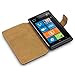 Nokia Lumia 900 Covert Branded PU Leather Case (Black - Wallet)