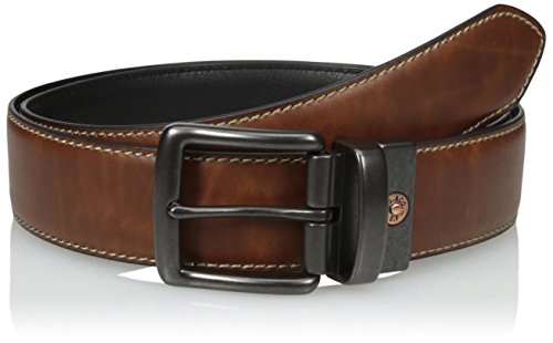 Levi's Men's Reversible Casual Belt with Stitch Edge, Tan/black, X-Large