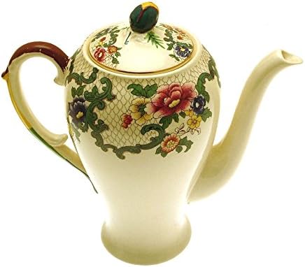 royal cauldon Victoria Coffee Pot & Lid 20 x 20 cms