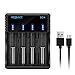 Slot LCD Fast Intelligent Battery Charger SD4