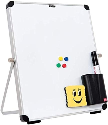 ホワイトボード 縦型ホワイトボードホワイトボードマグネットパーソナルデスクトップドライイレースボードイーゼルボードで簡単に書くとクリーンなホワイトボード表は子供のホームオフィスのために非常に適しています Jfiehg 色 白い サイズ 25x30cm