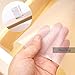 Refrigerator Shelf Liners 6PCS EVA Shelf Liners Can Be Cut Washable Refrigerator Pad Mat Fridge Cushion Liner Non-Adhesive Cupboard Liners Non-Slip Cabinet Drawer Table Liners - (Clear,29x45cm)