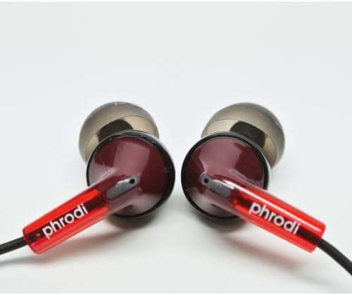Phrodi High Performance Dynamic Driver System Music Earphone (Pod-T21 Red)