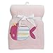 Bedtime Originals Sugar Reef Fish Blanket, Pink
