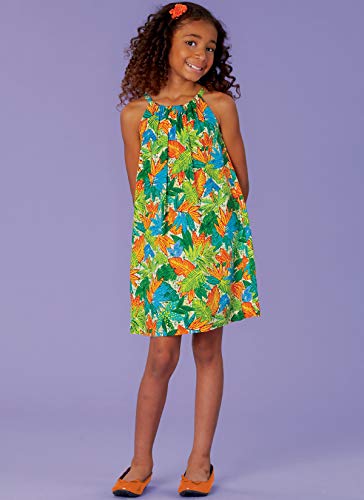 KWIK-SEW PATTERNS K0259A Kwik Girl's Shorts, Top, and Dress Sewing Patterns by Ellie Mae Designs, Sizes 7-14