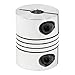 Uxcell a13052700ux0252 CNC Motor Shaft Coupler 6.35mm to 8mm Flexible Coupling 6.35x8mm