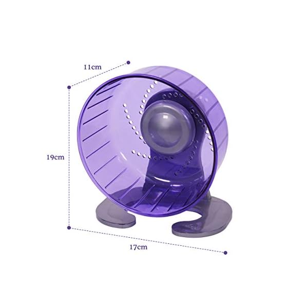 Rosewood Pico Exercise Wheel for Hamsters with Stand, Purple